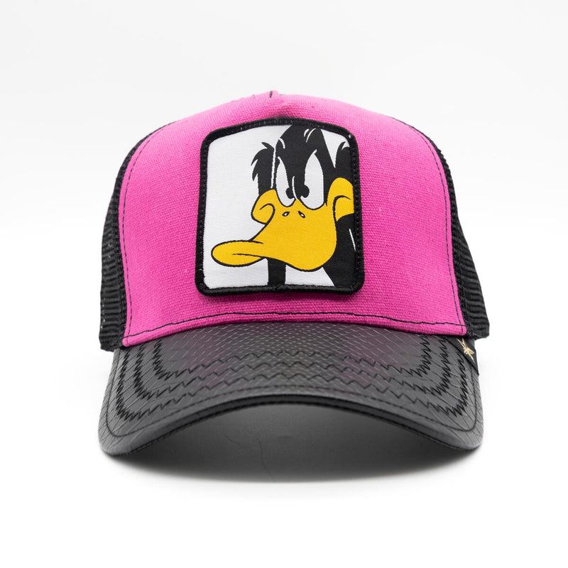 GOLD STAR PINK DONALD DUCK TRUCKER HAT