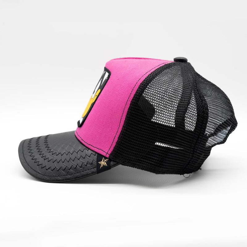 GOLD STAR PINK DONALD DUCK TRUCKER HAT