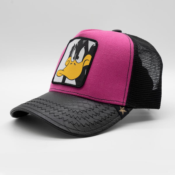 GOLD STAR PINK DONALD DUCK TRUCKER HAT