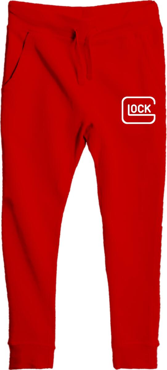 POINT BLANK GLOCK 2.0 SWEATPANTS - RED / WHITE