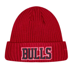 PRO STANDARD RED CHICAGO BULLS CLASSIC CORE BEANIE