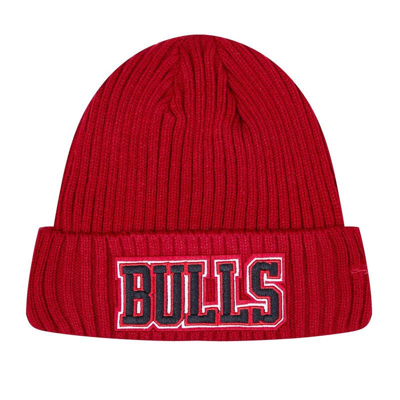 PRO STANDARD RED CHICAGO BULLS CLASSIC CORE BEANIE