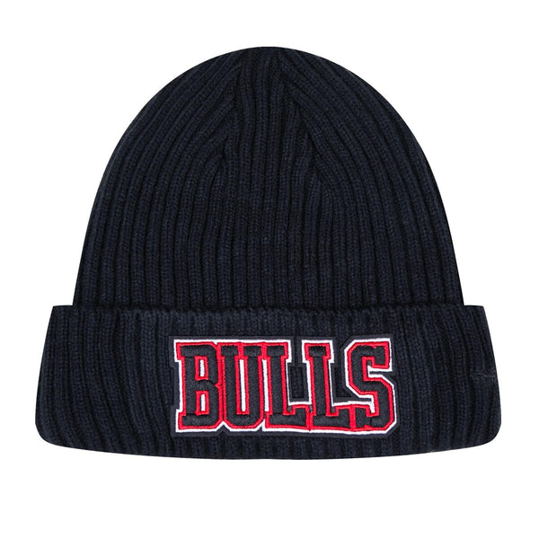 PRO STANDARD BLACK CHICAGO BULLS CLASSIC CORE BEANIE