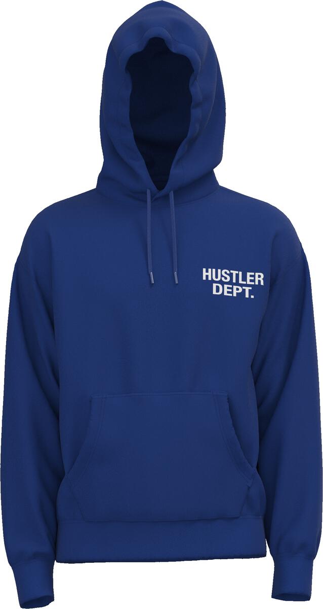 POINT BLANK HUSTLER DEPT ROYAL BLUE  HOODIE