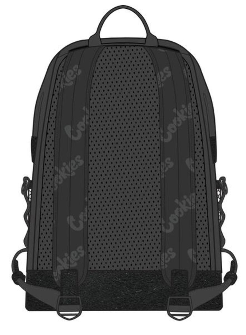 COOKIES LUXE SATIN POLY "SMELL PROOF" REPEATED LOGO BACKPACK