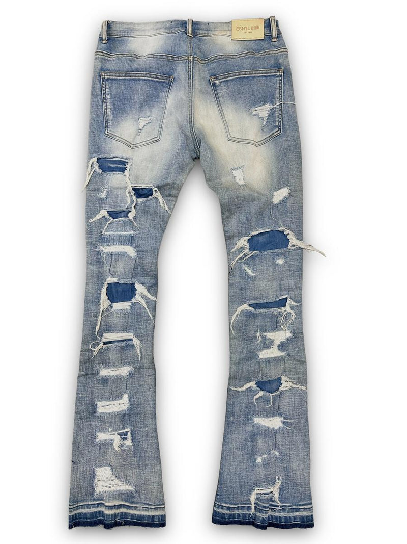 ESNTL LAB /VALABASAS SPARROW STACKED JEANS