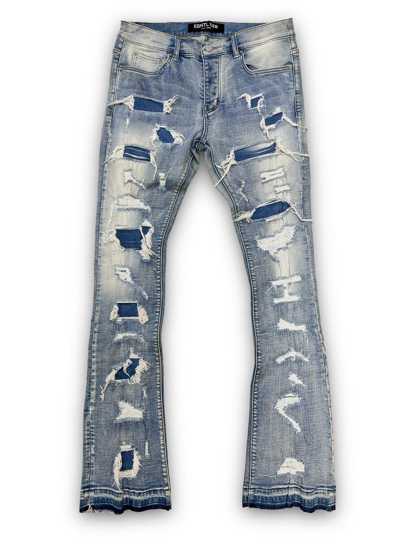 ESNTL LAB /VALABASAS SPARROW STACKED JEANS