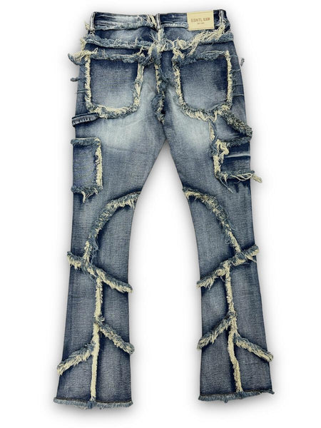 ESNTL LAB BRUNO STACKED JEANS – Fame Clothing Store