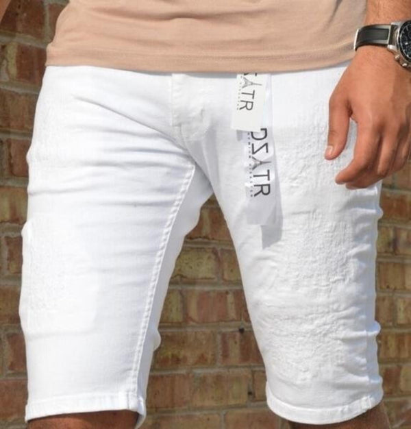 DISASTER MENS SHORTS WHITE ZICZAG