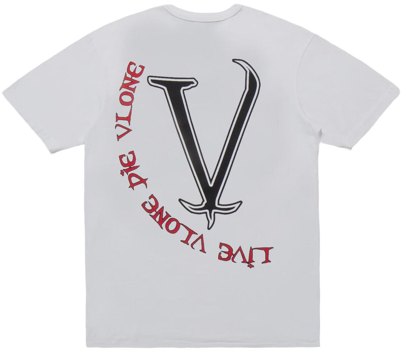 VLONE  OMEN (V-TSHIRT-OMEN-RED-WHITE) T-SHIRT