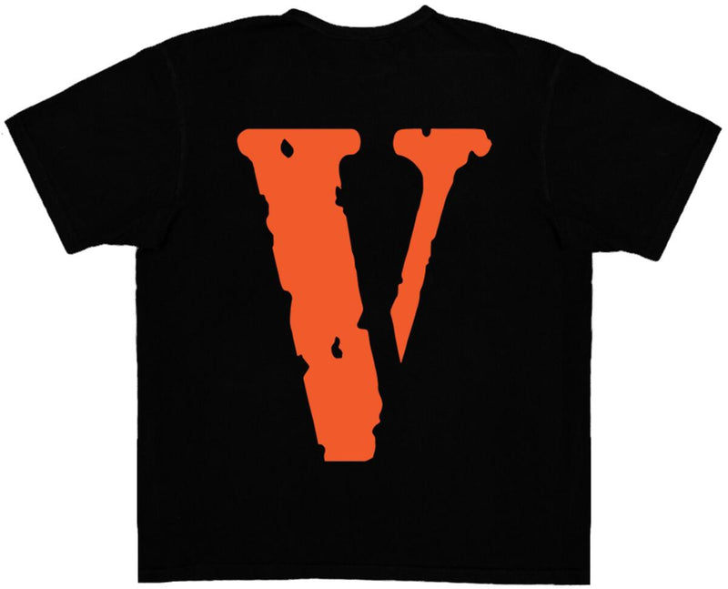 VLONE FRIENDS- (V-TSHIRT-FRIENDS-ORANGE-BLACK) T-SHIRT