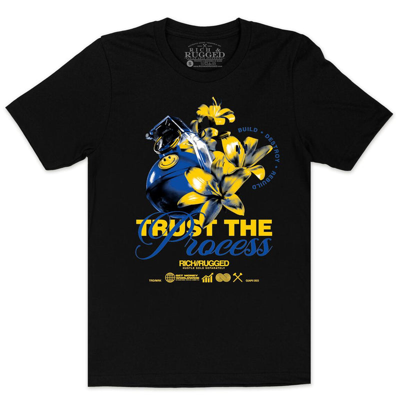 RICH & RUGGED TRUST THE PROCESS T-SHIRT