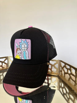 GOLD STAR RICK AND MORTY TRUCKER HAT