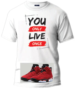 DISASTER RED YOLO T-SHIRT