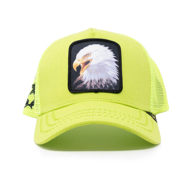 GOLD STAR NEON FALCON TRUCKER HAT