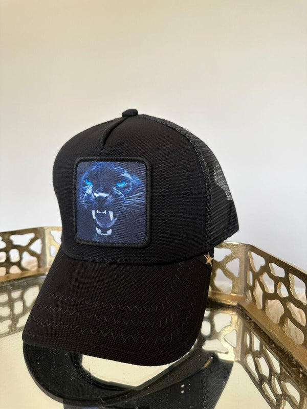 GOLD STAR TIGER TRUCKER HAT