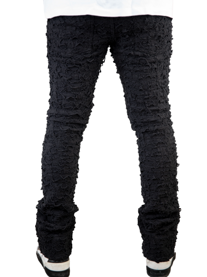 ESNTL LAB EL Ridges STACKED JEANS