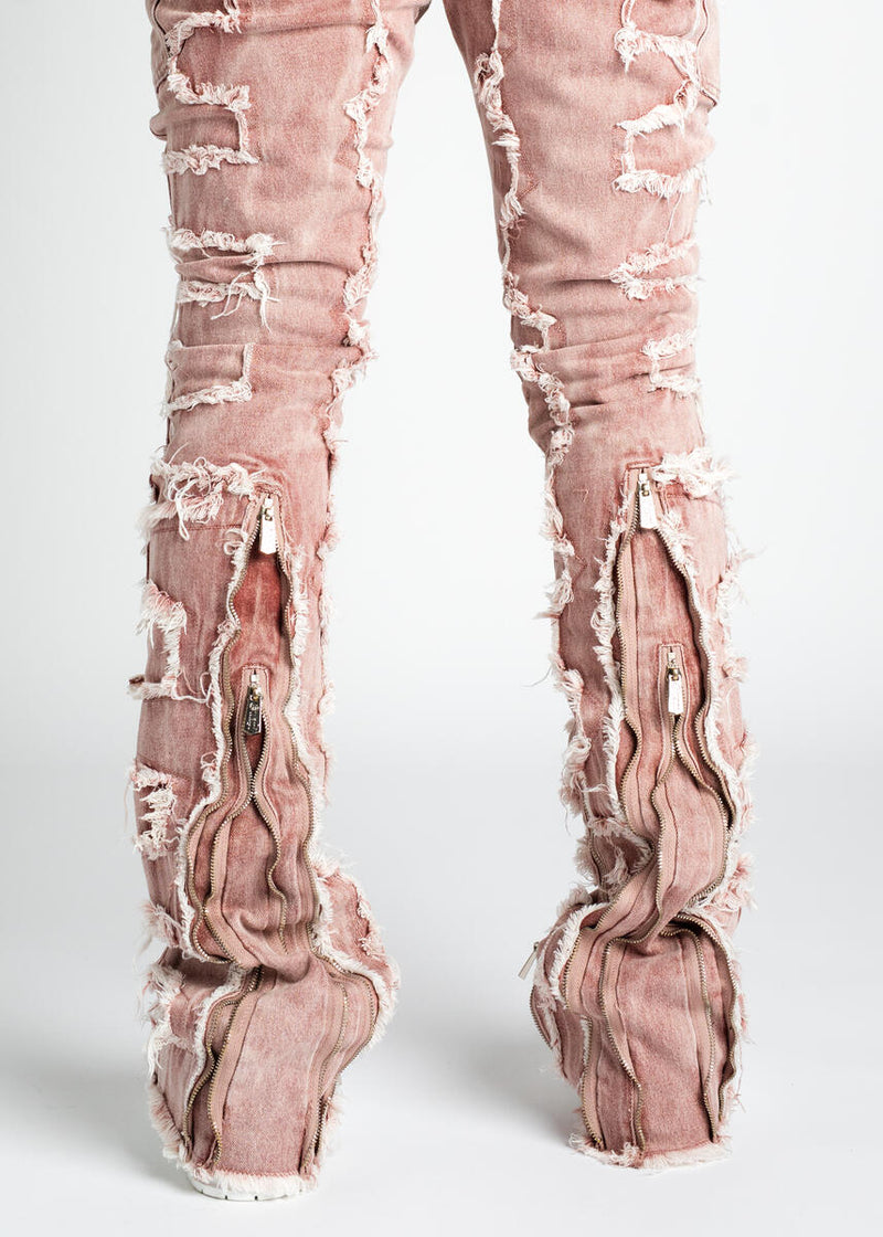 GUAPI Rose Vintage Stacked Denim