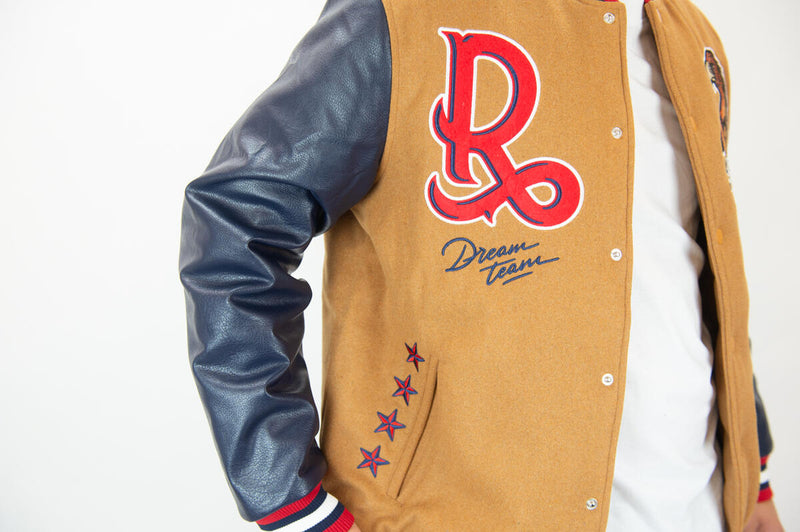 REBEL MINDS  ALL AMERICAN VARSITY JACKET