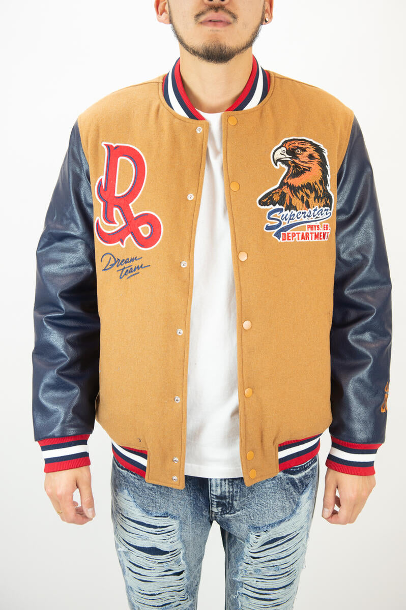 REBEL MINDS  ALL AMERICAN VARSITY JACKET