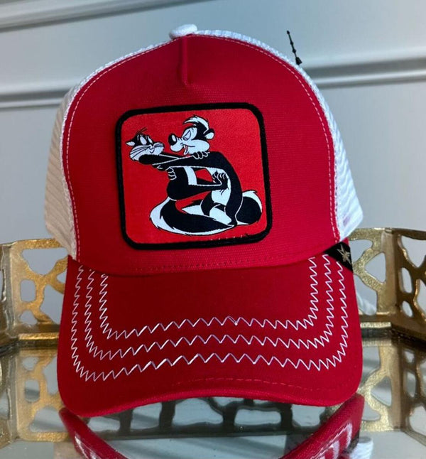 GOLD STAR PEPE LE PEW TRUCKER HAT