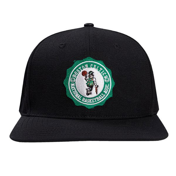 PRO STANDARD BOSTON CELTICS CREST EMBLEM WOOL SNAPBACK HAT