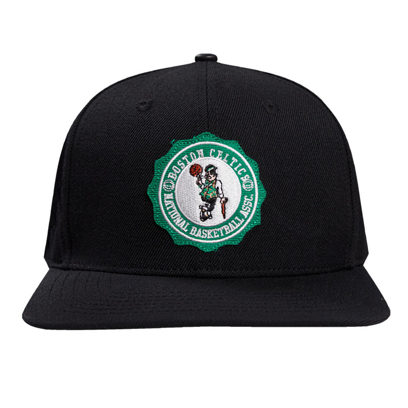 PRO STANDARD BOSTON CELTICS CREST EMBLEM WOOL SNAPBACK HAT