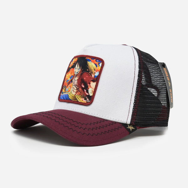 GOLD STAR MONKEY D. LUFFY GOLD STAR TRUCKER HAT