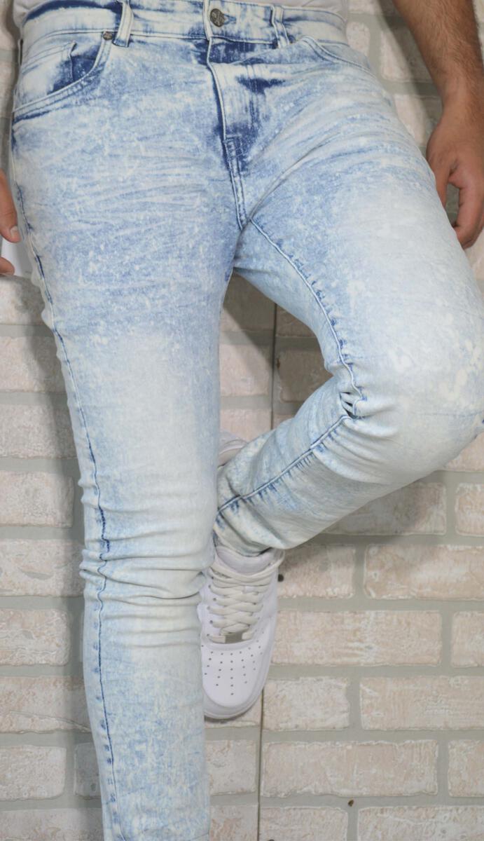 DISASTER SUPER STRETCH DENIM - SLIM FIT - ICE BUBBLE