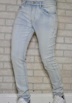 DISASTER  SUPER STRETCH DENIM - SKINNY - LT BLUE (PD-T-014)