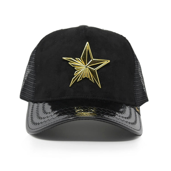 GOLD STAR FIVE POINT STAR TRUCKER HAT