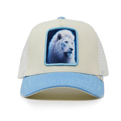 GOLD STAR BLUE LION TRUCKER HAT