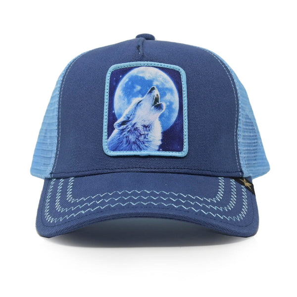 GOLD STAR WOLF TRUCKER HAT