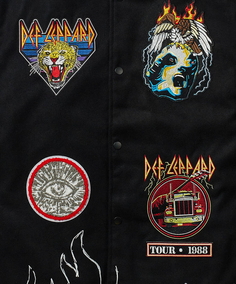 REASON Def Leppard Hysteria Tour Varsity Jacket