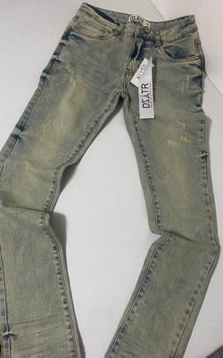 DISASTER SUPER STRETCH DENIM - SLIM FIT - DIRTY WASH JEANS