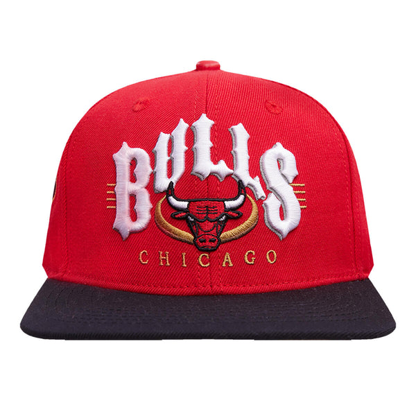 PRO STANDARD CHICAGO BULLS CLUB ARCH WOOL SNAPBACK HAT