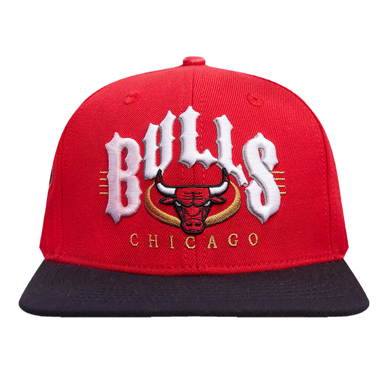 PRO STANDARD CHICAGO BULLS CLUB ARCH WOOL SNAPBACK HAT