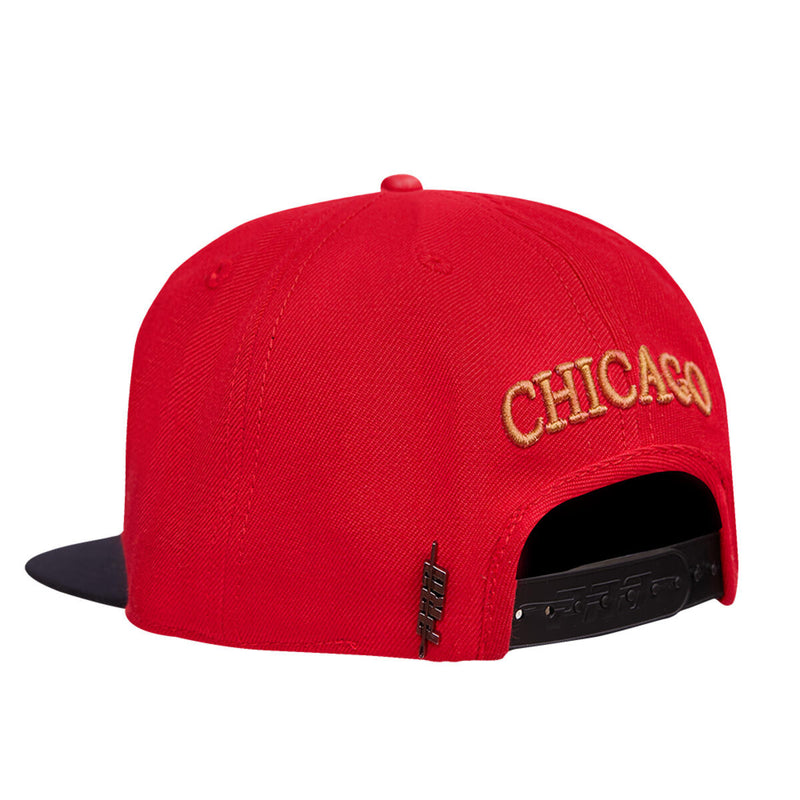 PRO STANDARD CHICAGO BULLS CLUB ARCH WOOL SNAPBACK HAT