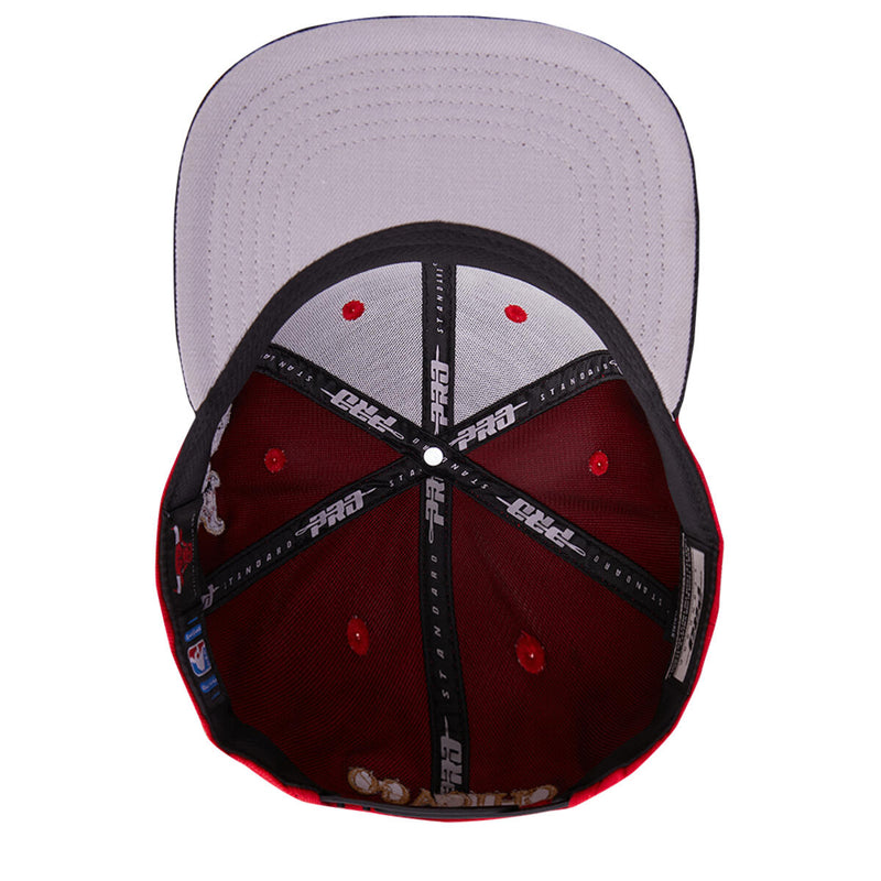 PRO STANDARD CHICAGO BULLS CLUB ARCH WOOL SNAPBACK HAT