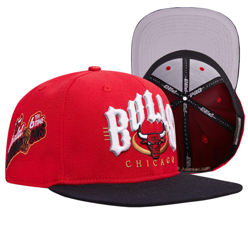 PRO STANDARD CHICAGO BULLS CLUB ARCH WOOL SNAPBACK HAT