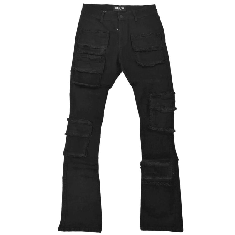 ESNTL LAB Rampage (LAB1389) BLACK STACKED JEANS