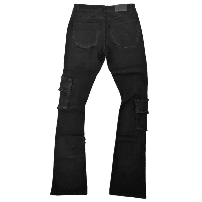 ESNTL LAB Rampage (LAB1389) BLACK STACKED JEANS