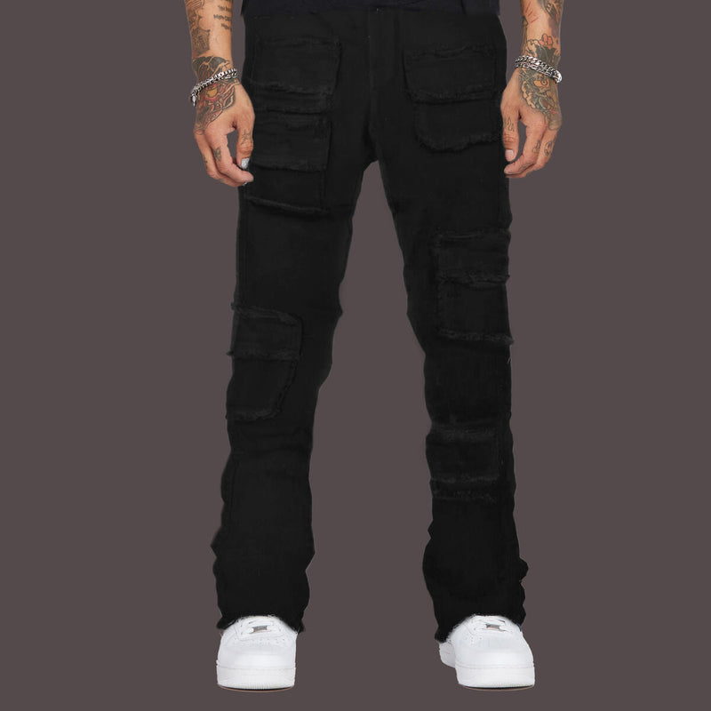 ESNTL LAB Rampage (LAB1389) BLACK STACKED JEANS