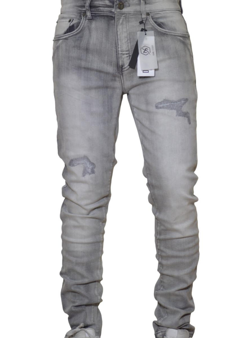 DNM STORY Men's Skinny Denim - GREY (DS-107)