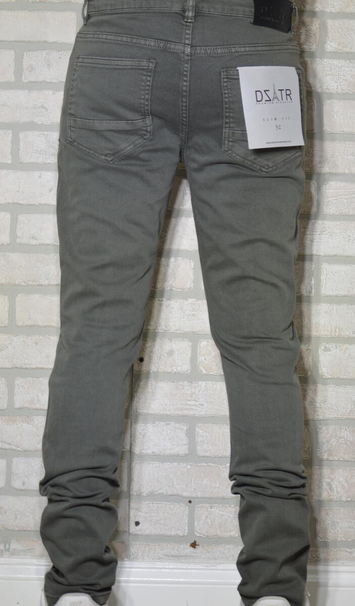 DISASTER SUPER STRETCH DENIM - SLIM FIT - CHARCOAL (DZTR-242)