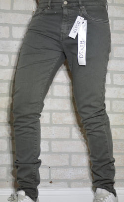 DISASTER SUPER STRETCH DENIM - SLIM FIT - CHARCOAL (DZTR-242)