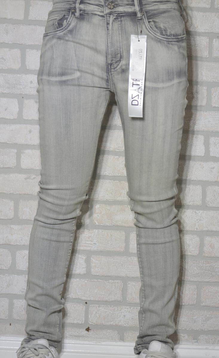 DISASTER SUPER STRETCH DENIM - SKINNY - BANANA GREY (DZTR-246)