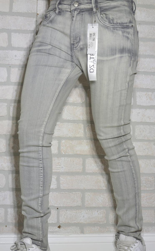 DISASTER SUPER STRETCH DENIM - SKINNY - BANANA GREY (DZTR-246)