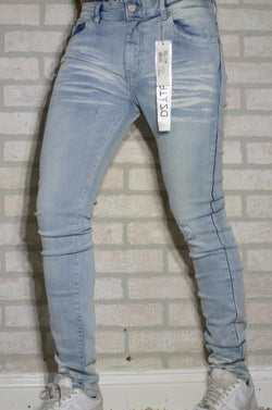 DISASTER SUPER STRETCH DENIM - SLIM FIT - ICE SERENE (DZTR-257)