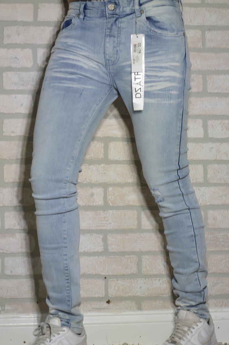 DISASTER SUPER STRETCH DENIM - SLIM FIT - ICE SERENE (DZTR-257)